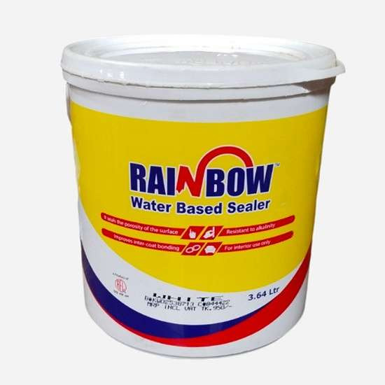 Rainbow Water Base Sealer White 3.64 Ltr