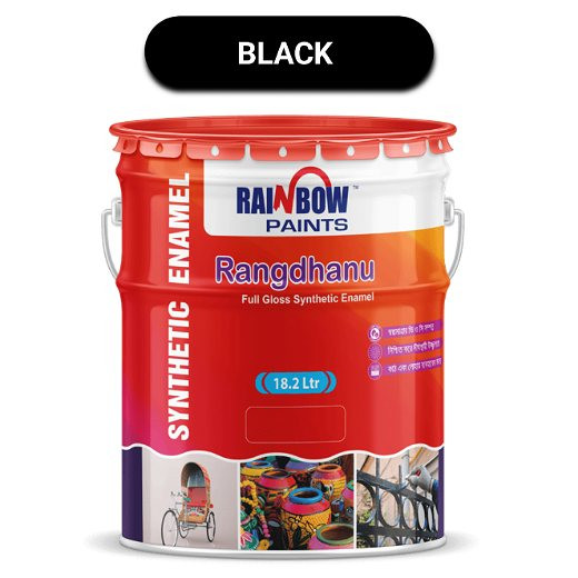 Rainbow Rangdhanu Full Gloss Synthetic Enamel- Back E010 Colour