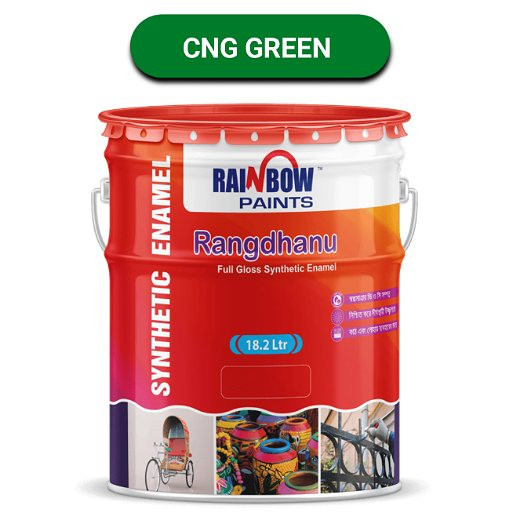 Rainbow Rangdhanu Full Gloss Synthetic Enamel- CNG Green