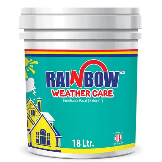 Rainbow Weather Care Exterior Paint Brick Red Colors
