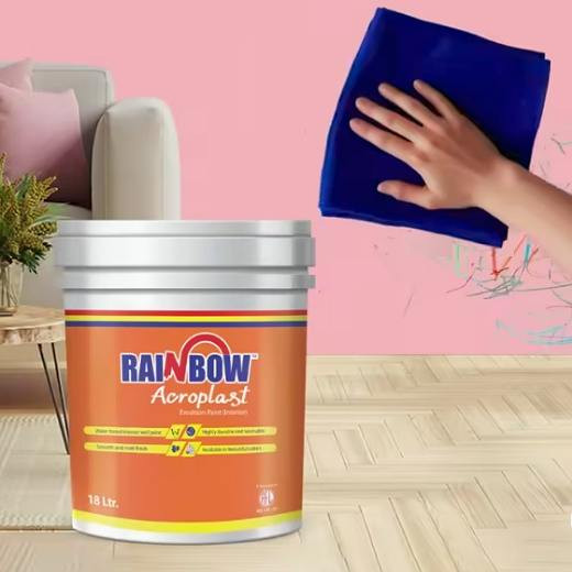 Paints for indoor use Rainbow Plastic Paint Flamingo Colors