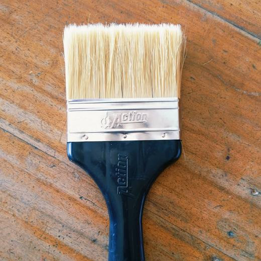 Action Paint Brush (Plastic Handle) Size: 1" Brush To 5" Brush