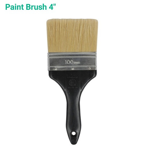 Action Paint Brush (Plastic Handle)-4" 1Dozen