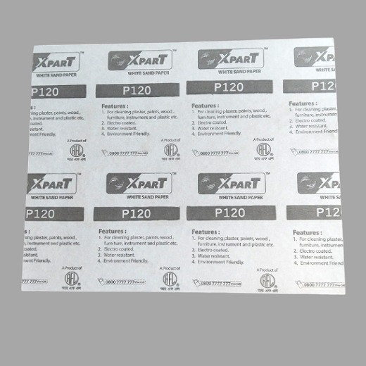 White Sand 120P Paper Wood, iron, steel and wall cleaning paper