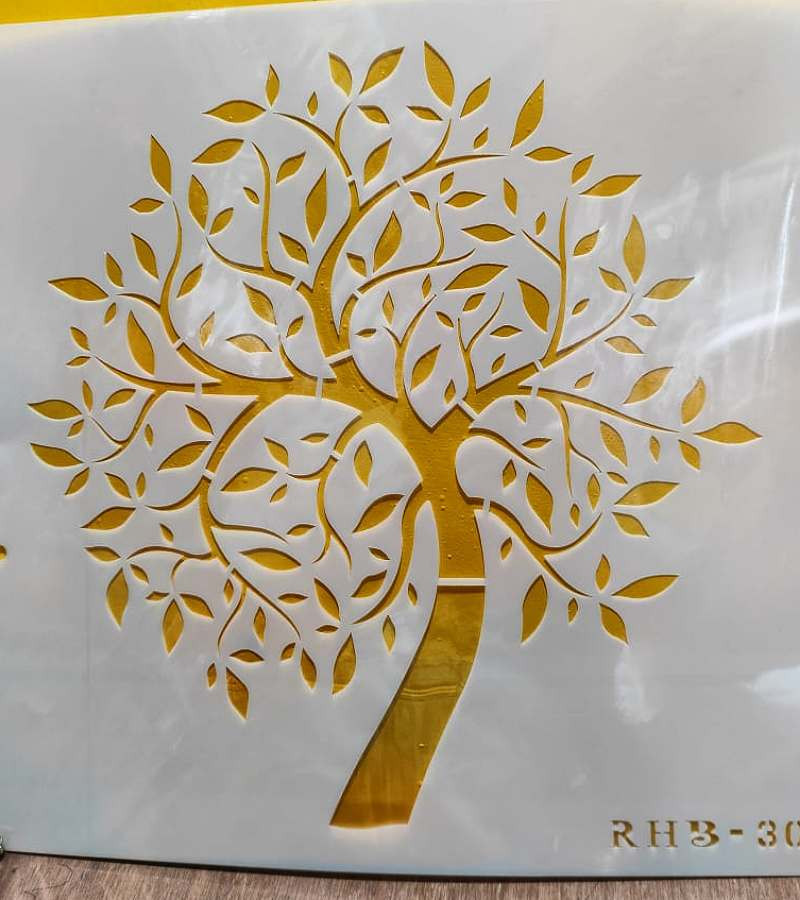 Stencil Wall & Art Painting design Paper 12"by 12"