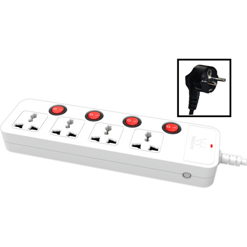 Walton Extension Socket with 3m Cable  WES2P4E
