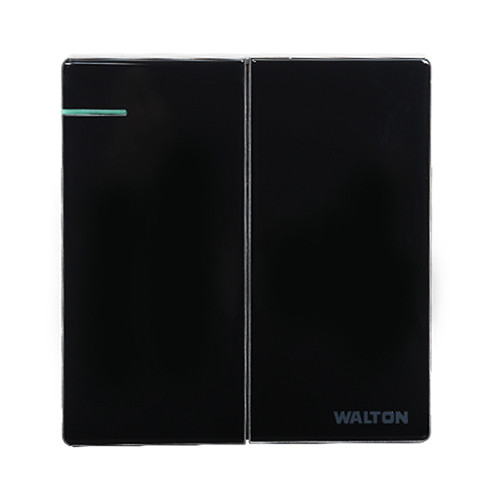 Walton Crystal Series 2 Gang 1 Way Switch  WC2GS1