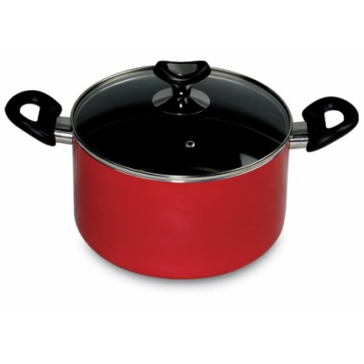 VSN NS Glamour Casserole with Lid (Red) - 24 cm