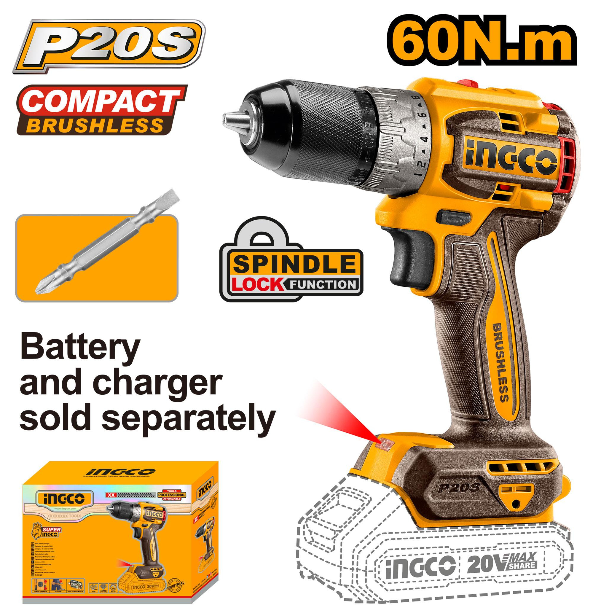 Compact Brushless Cordless Drill