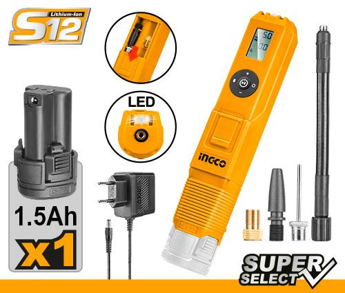 Cordless auto air compressor