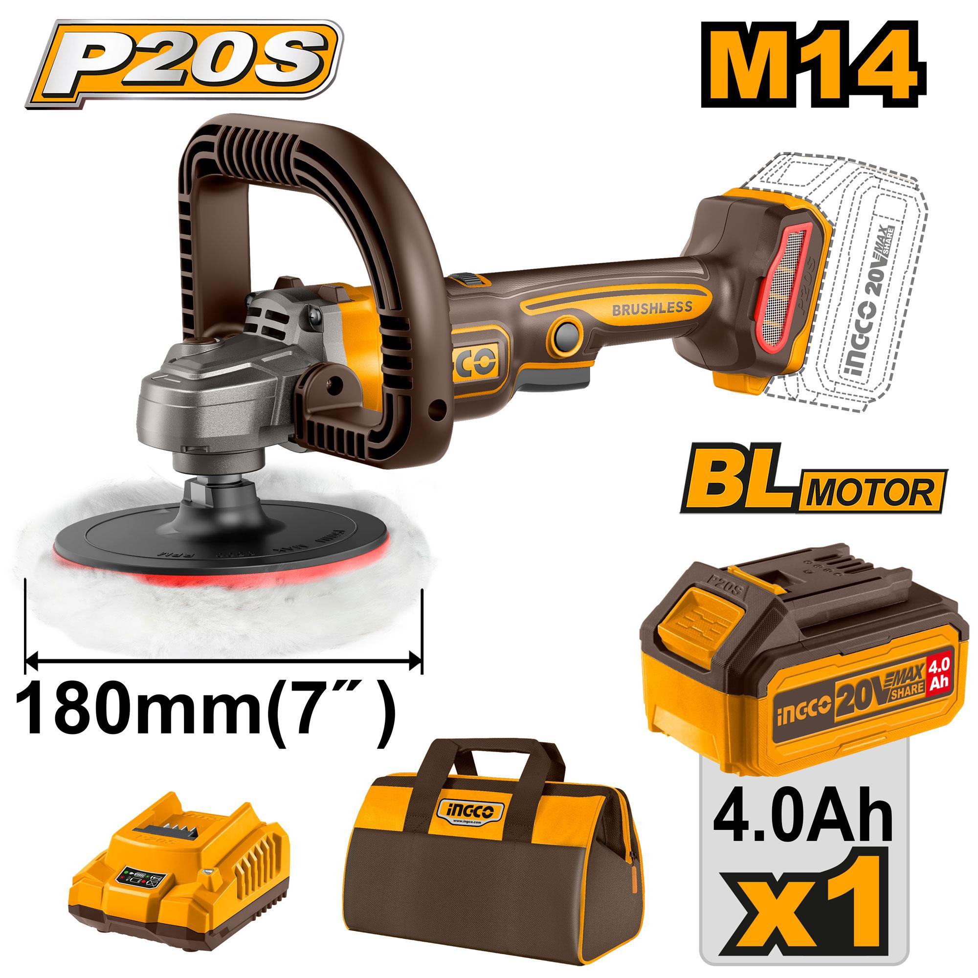 Cordless polisher
