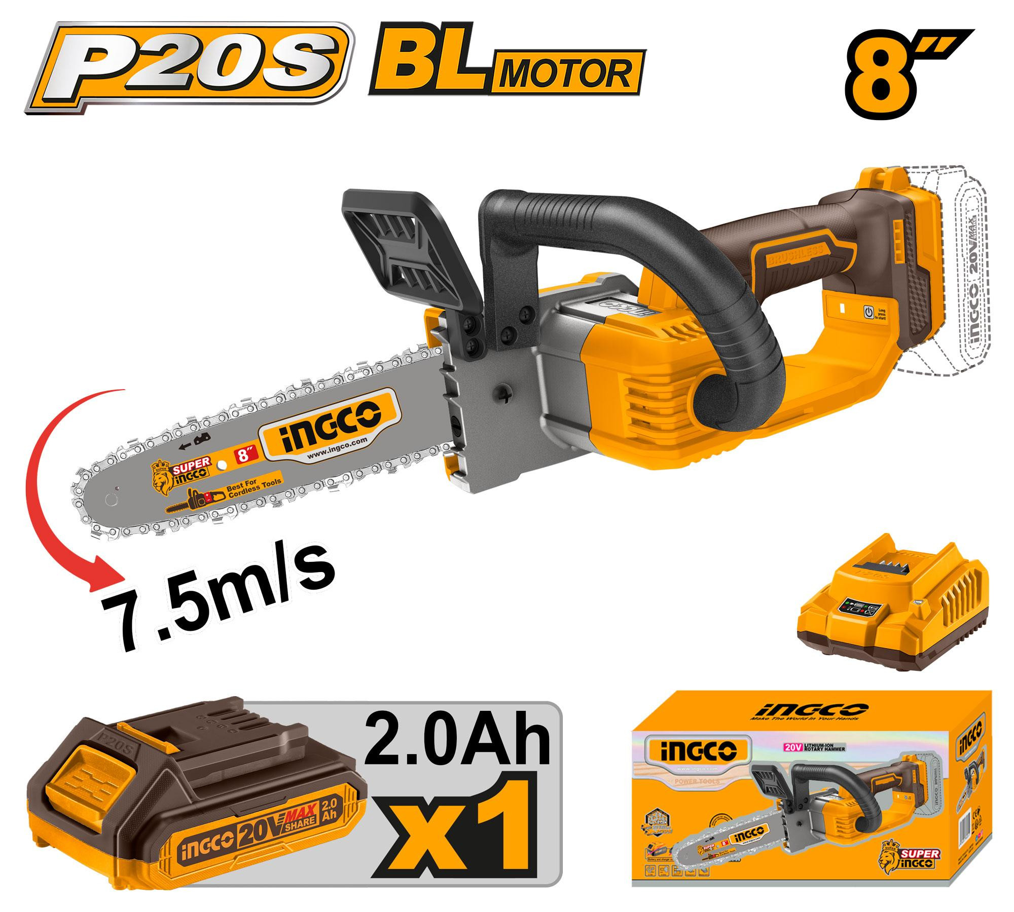 Cordless chain saw