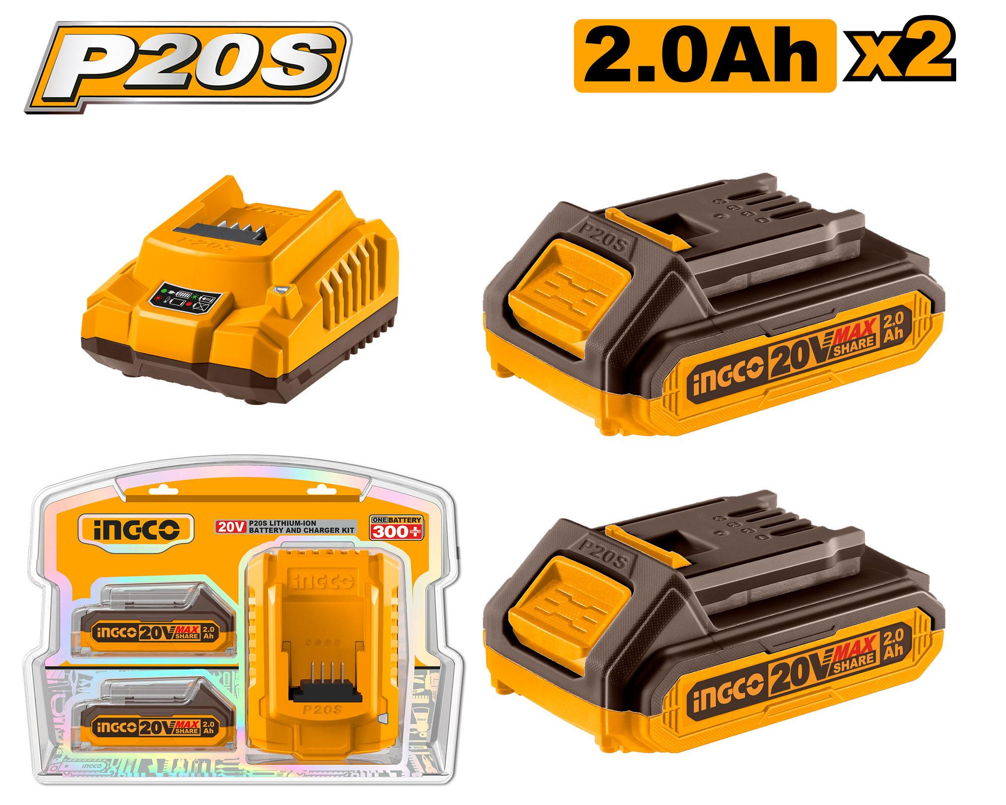 P20S Lithium-Ion battery and charger kit