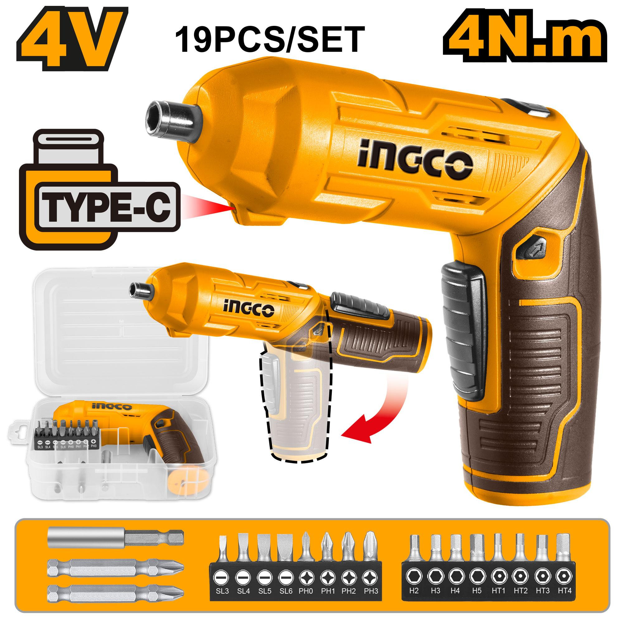 Cordless screwdriver