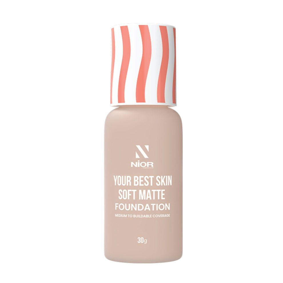 Nior Your Best Skin Soft Matte Foundation – Neutral Beige (Fair Light)