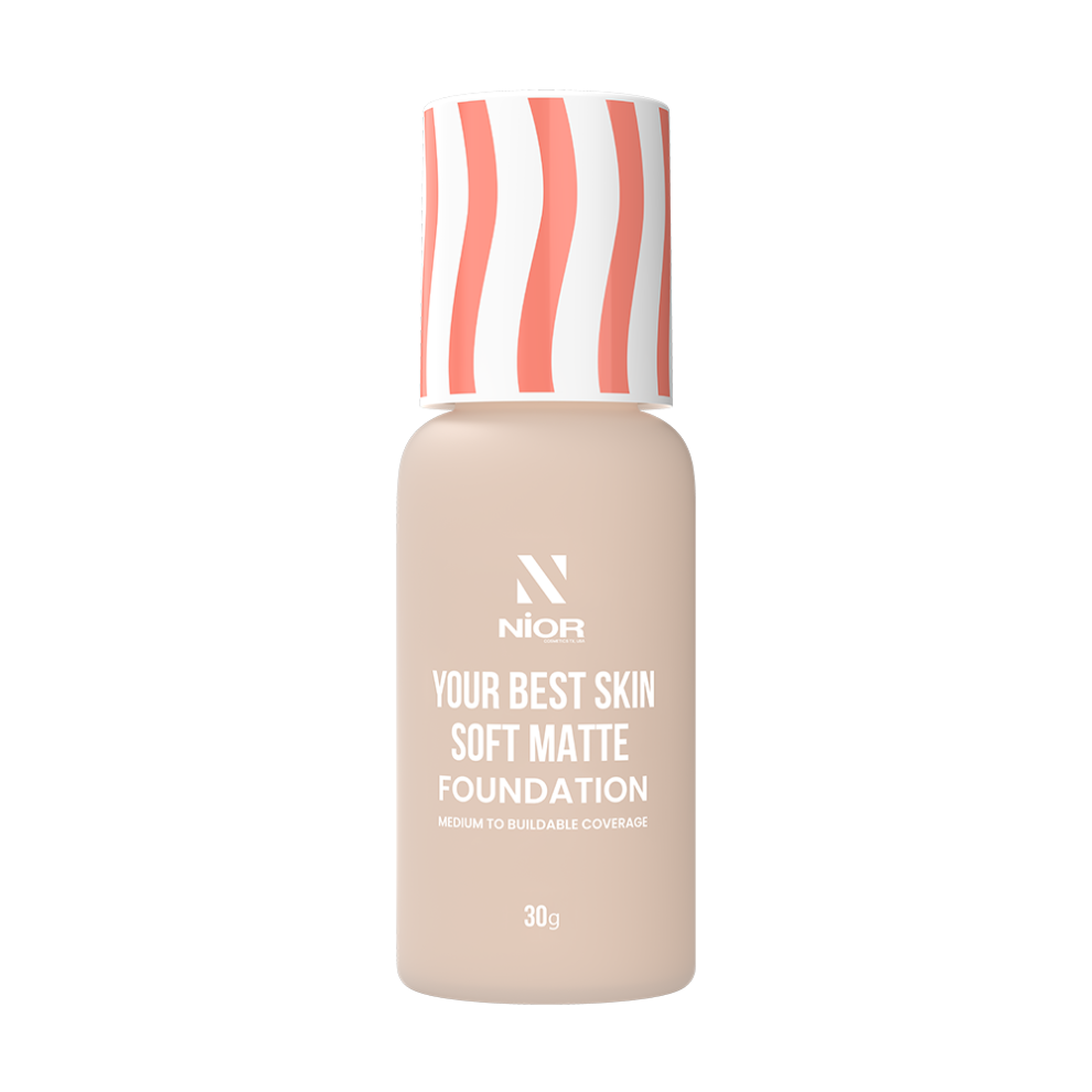 Nior Nior Your Best Skin Soft Matte Foundation – Vanilla Ice (Fair)