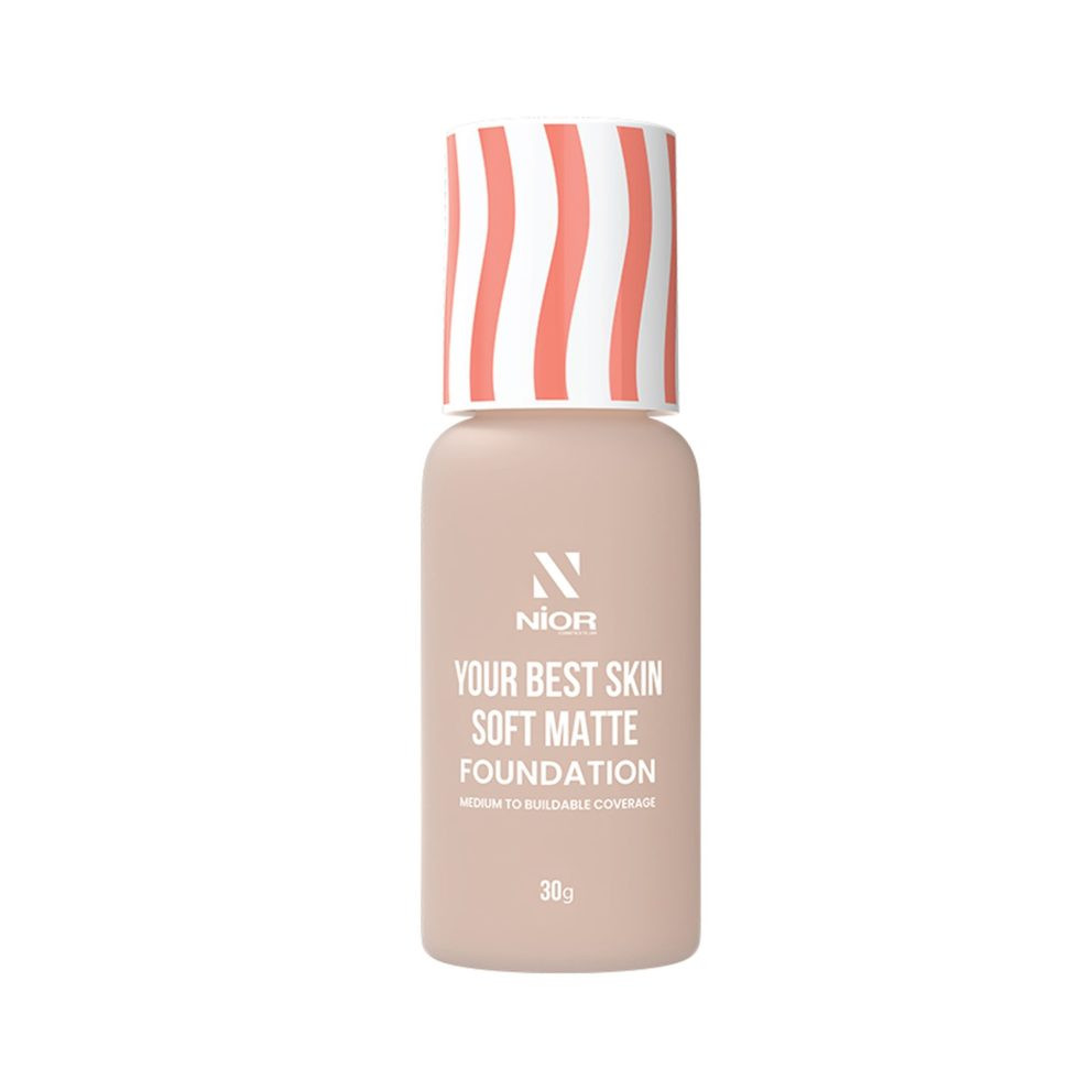 Nior Your Best Skin Soft Matte Foundation – Soft Crème (Light)