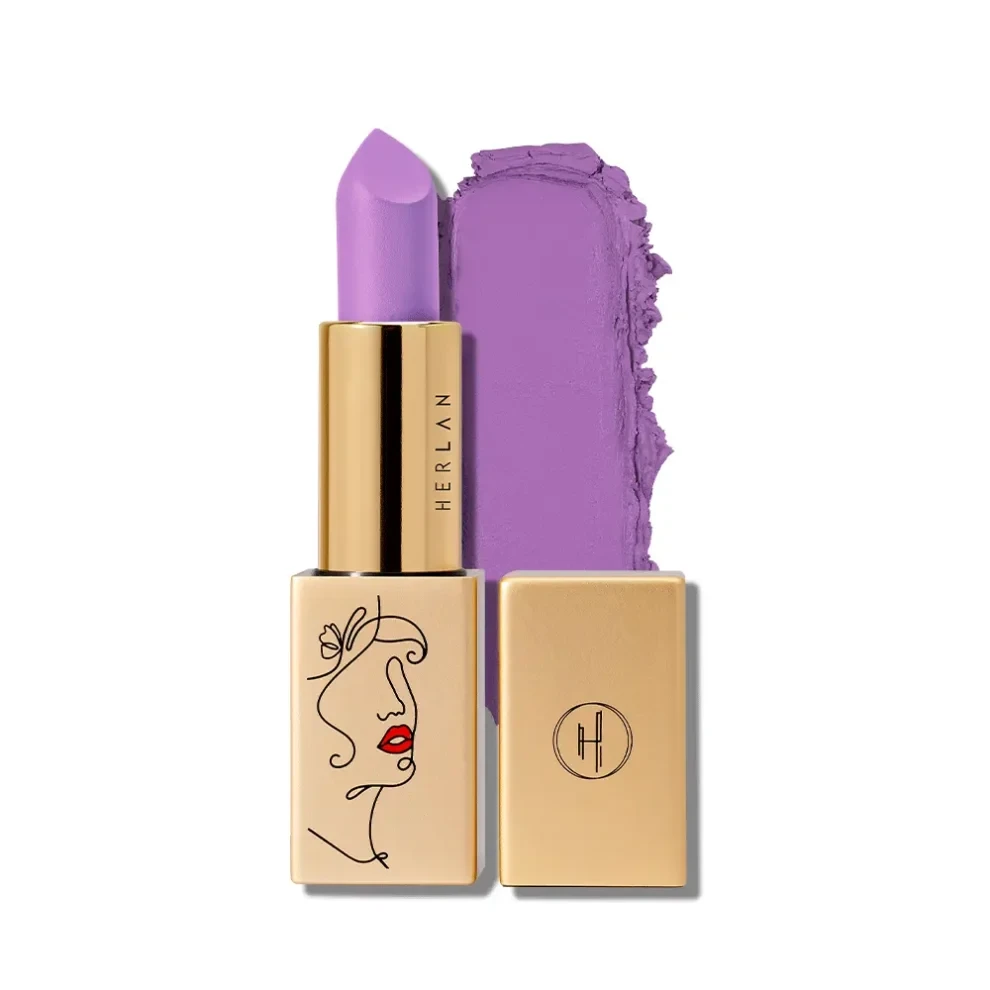 Herlan Cushion Matte Lipstick Groovy Grape