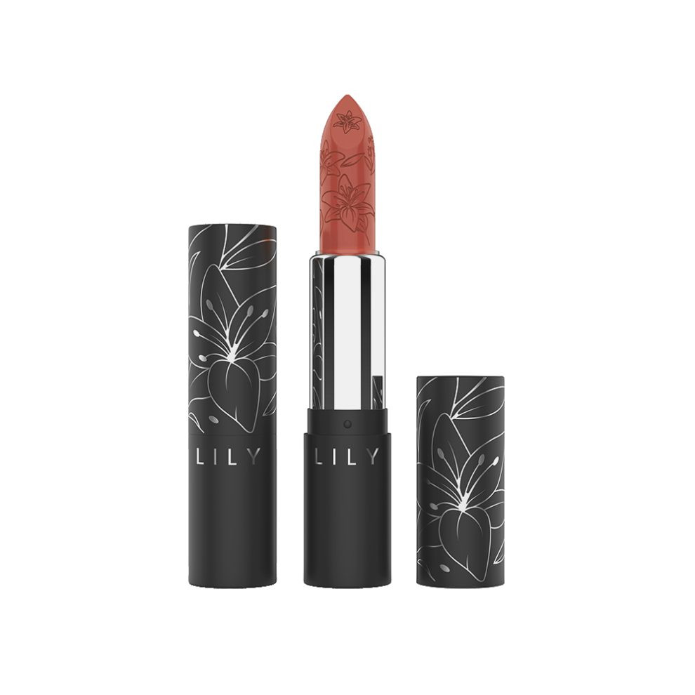 Lily Satin Lipstick – Walnut