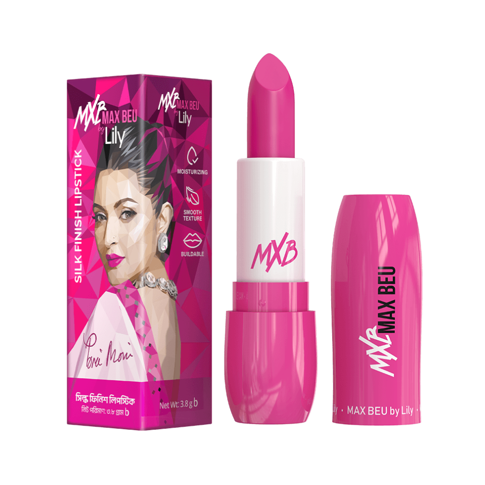 Max Beu Silk Finish Lipstick – 51