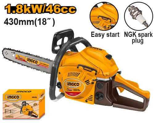 Gasoline chain saw