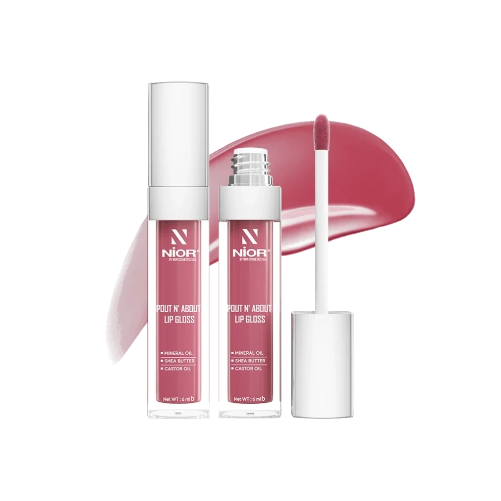 Nior Pout N’ About Lip Gloss – Antique Pink