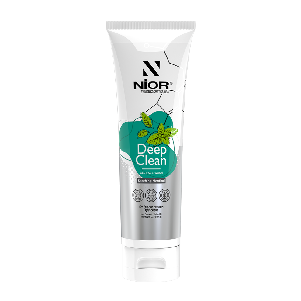 Nior Deep Clean Gel Face Wash Soothing Menthol