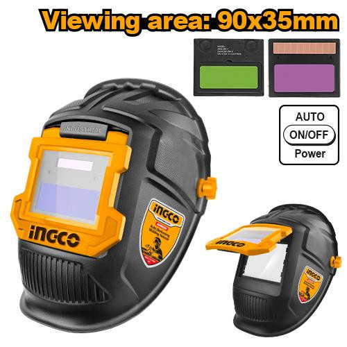 Auto-darkening welding helmet