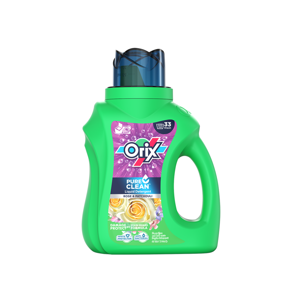 Orix Pure Clean Liquid Detergent (Rose & Patchouli)