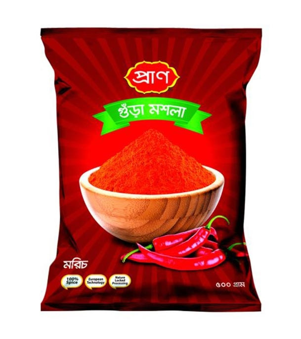 PRAN Chili Powder 500gm Brand Category: Food & Grocery