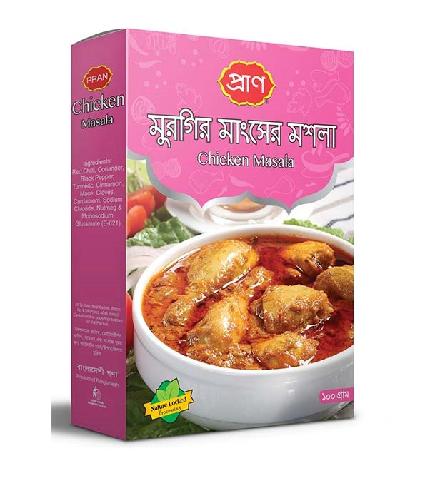 PRAN Chicken Masala Mix-100gm Paper Box