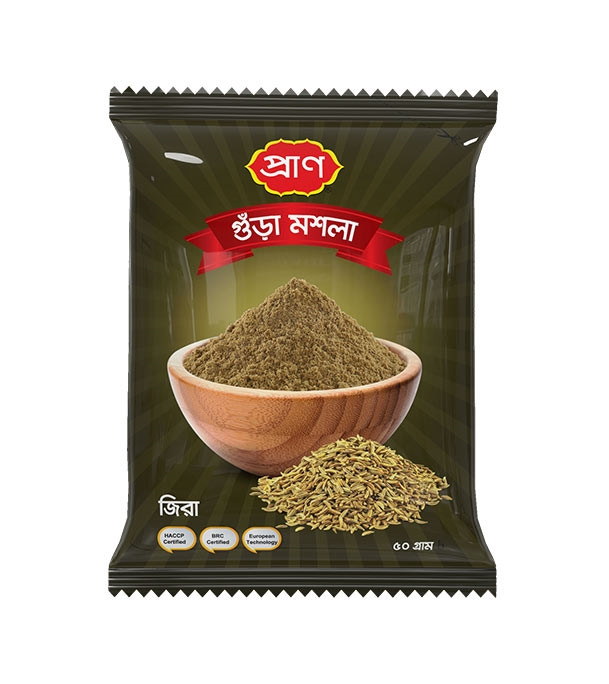 PRAN Cumin Seed powder (জিরা গুঁড়া) 50gm