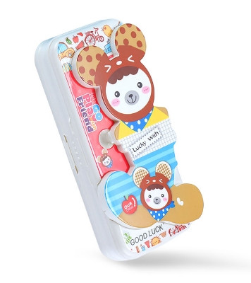 Good Luck Pencil Box Micky Multi Colour