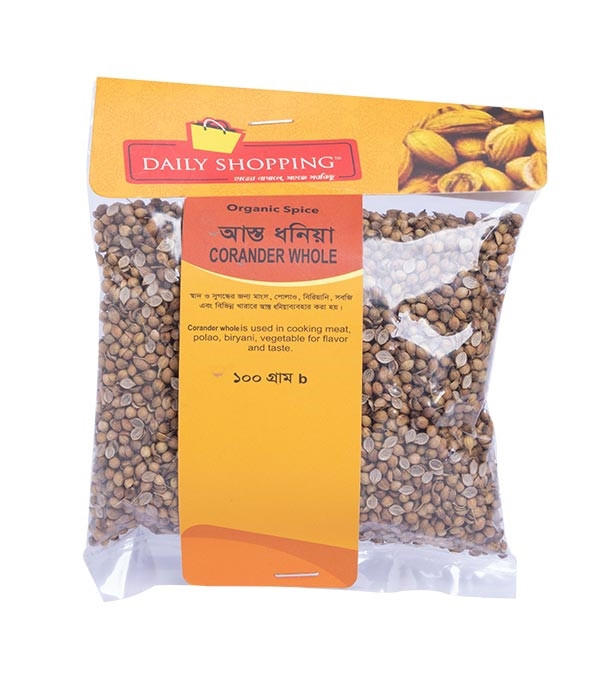 Daily Shopping Coriander whole (আস্তা ধনিয়া) 100gm