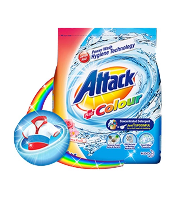 Attack Detergent Powder Plus Color 1600 gm