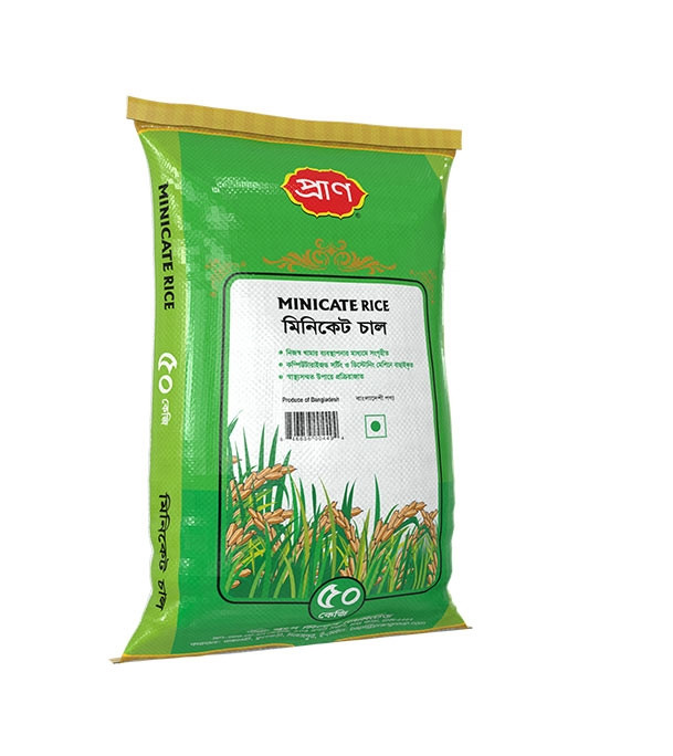 Pran minicate Zirashail Rice 50 kg Bag