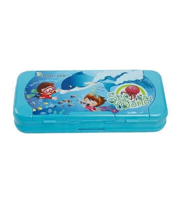 Good Luck Pencil Box Sea World Multi Colour