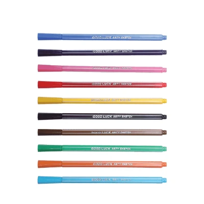 Arty Sketch Pen-Black- 10 Pcs Pack