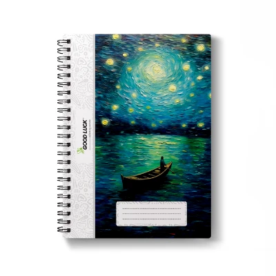 Universe Khata - Spiral-300 Page With Margin 4pcs