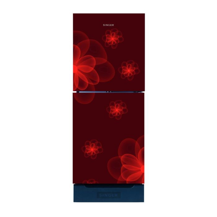 SINGER Top Mount Refrigerator | 157 Ltr | FTDS155-RG | Red