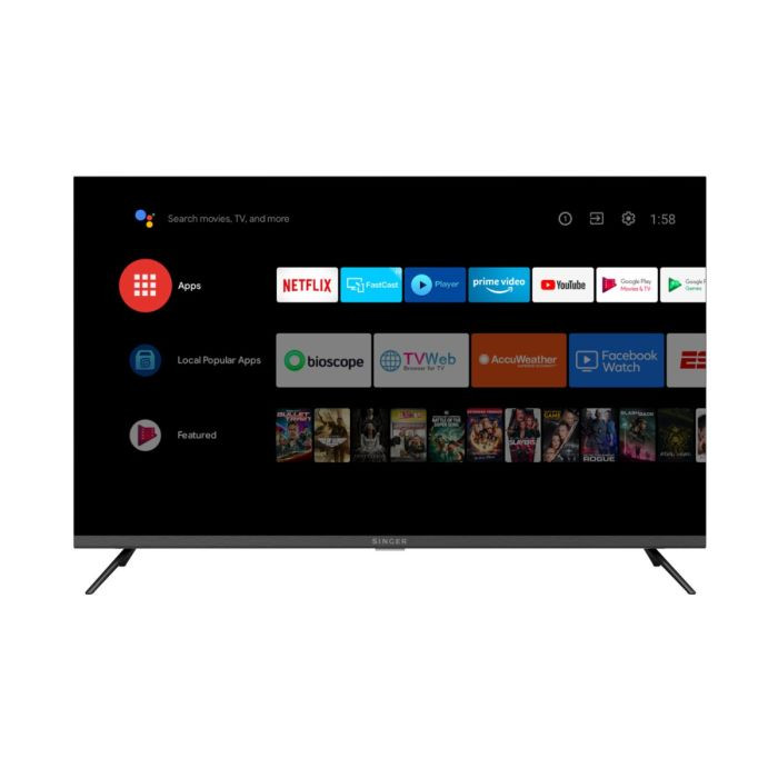 SINGER Primax 4K Google TV | S55 | SLE55GU5000TV