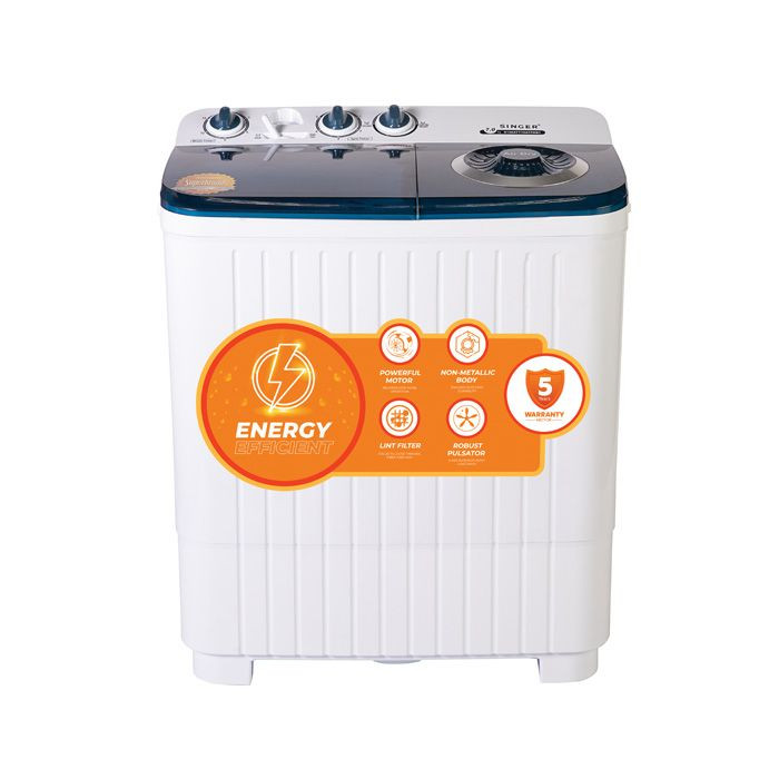 SINGER Semi Auto Washing Machine | 9.0 KG | S100ATT90ATPKM1