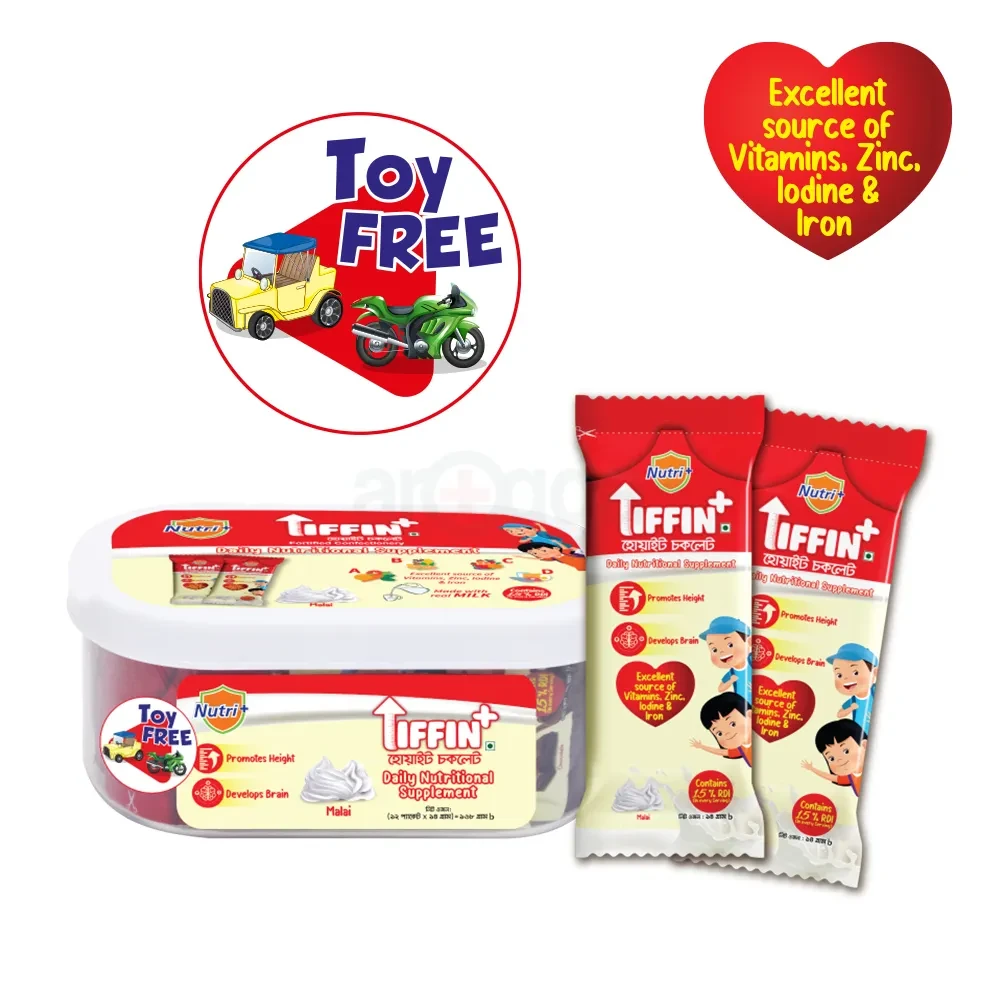 Nutri+ Tiffin+ White Chocolate (Malai Flavor)