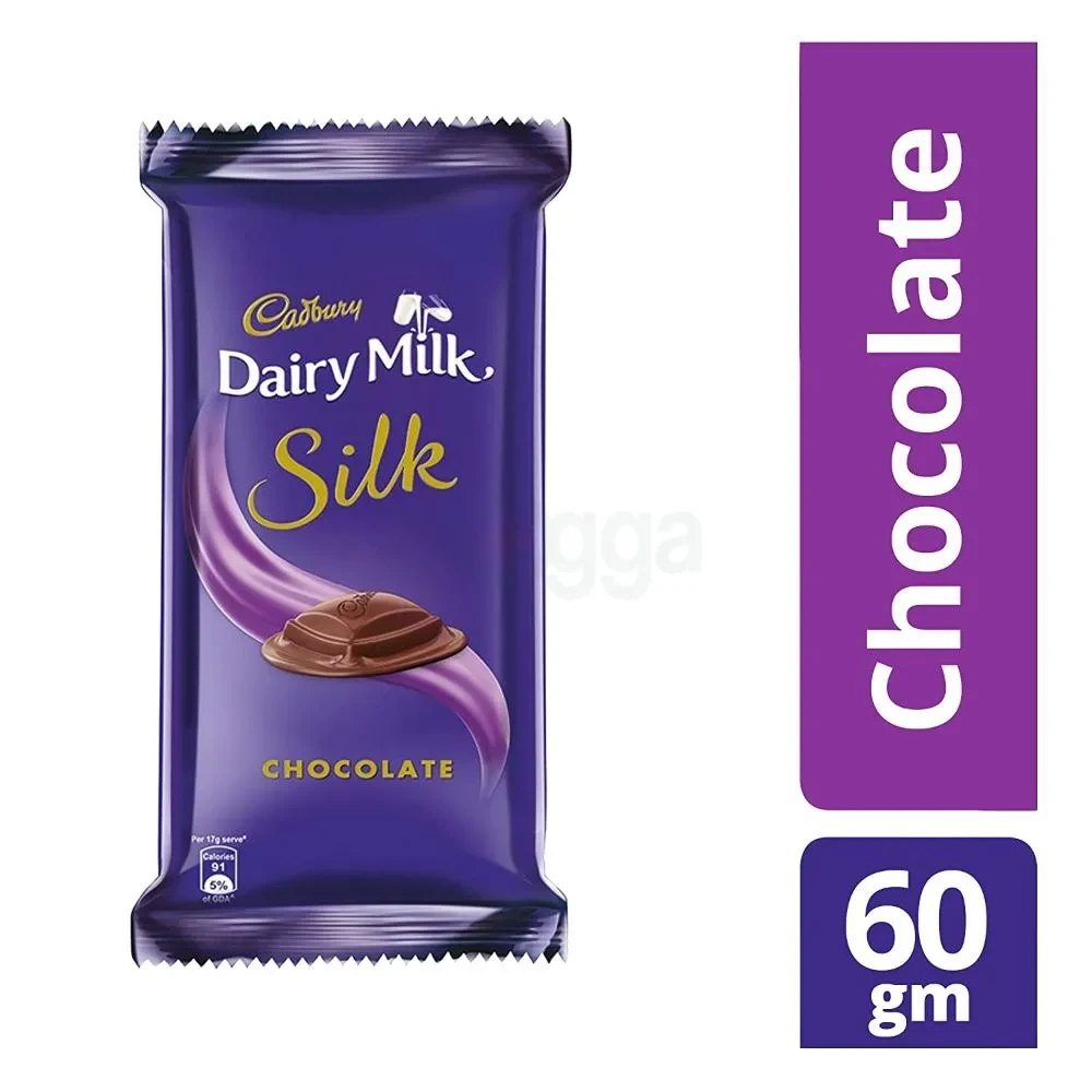 Cadbury Dairy Milk Silk Chocolate Bar 60gm