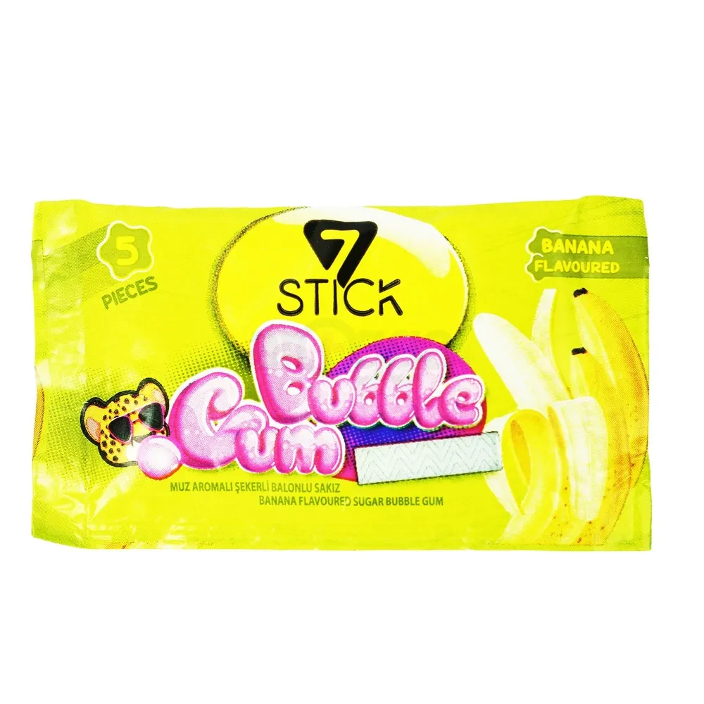 Stick Bubble Gum Banana Flavoured 8.5gm