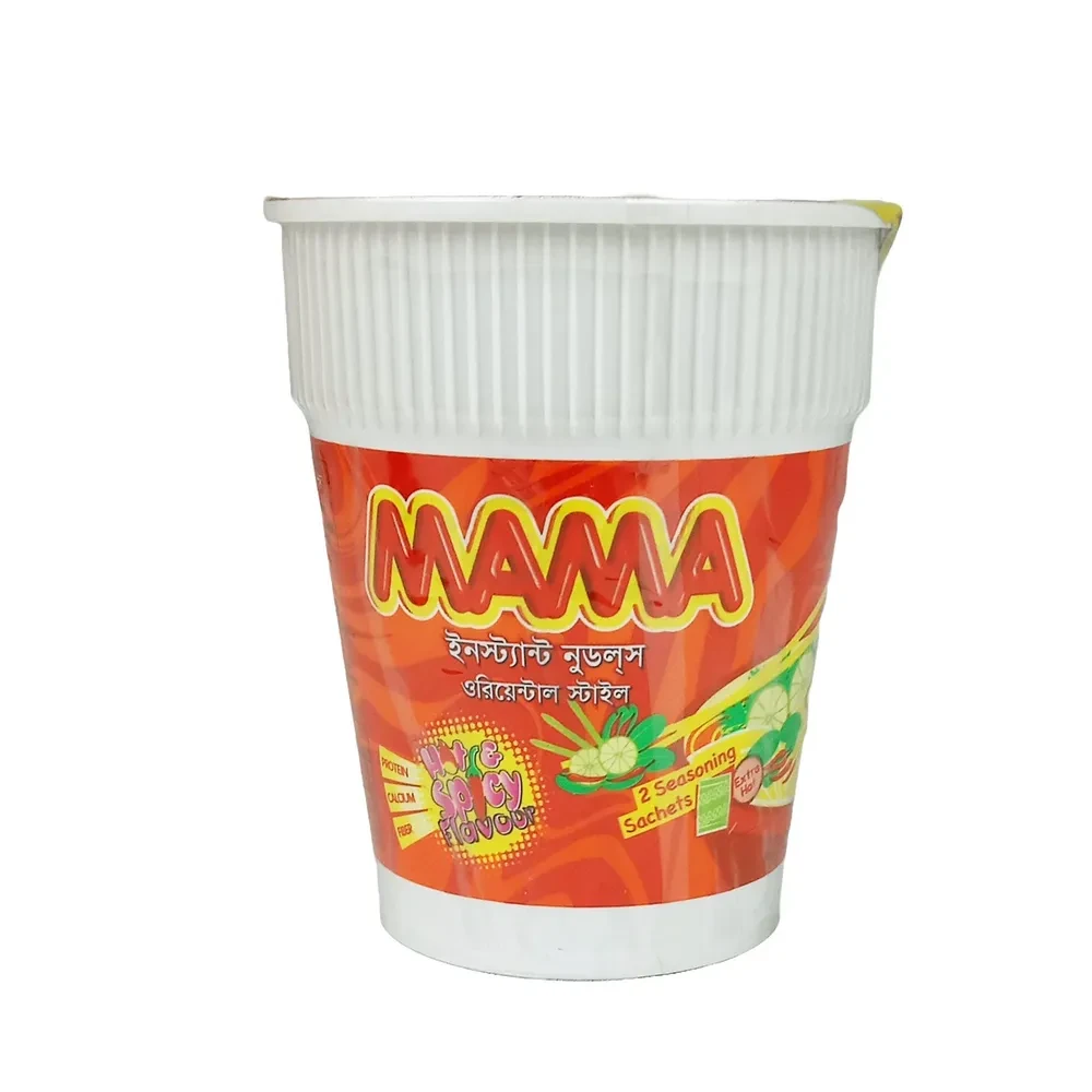 Mama Oriental Style Instant Cup Noodles Hot Spicy Flavour 62gm