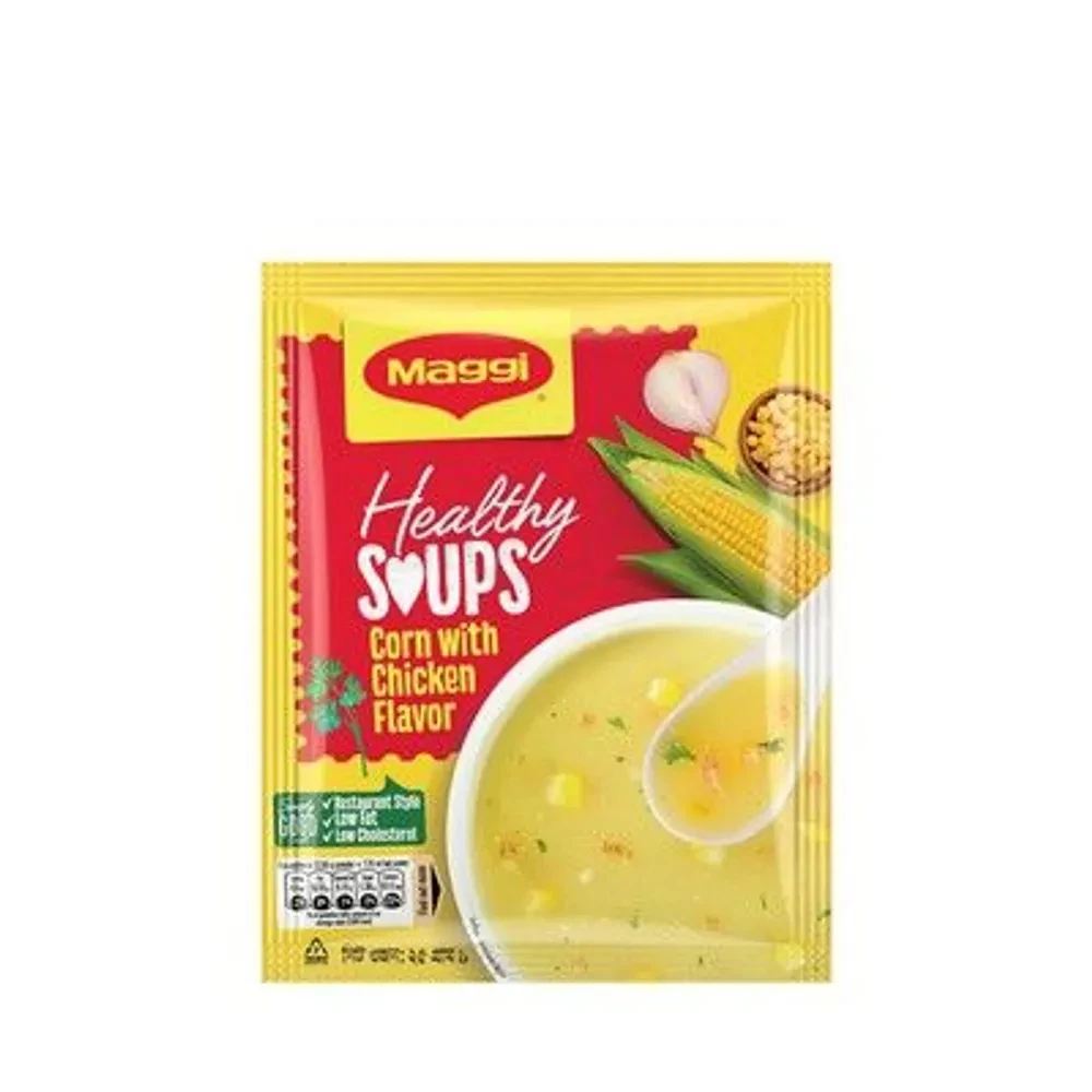 Nestle Maggi Healthy Soup Corn With Chicken 25 gm (Buy 4 Get 1 Free)