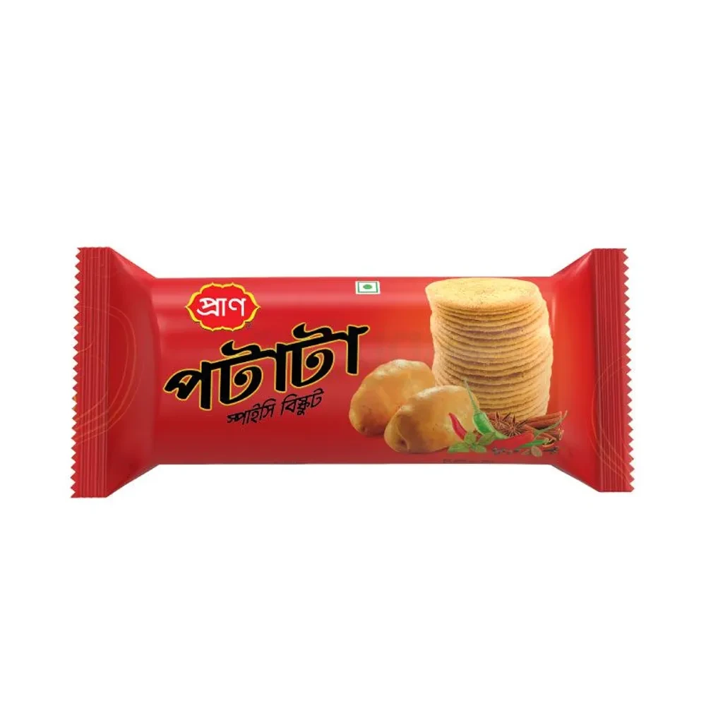 Pran Potata Spicy Biscuit 100gm Pack