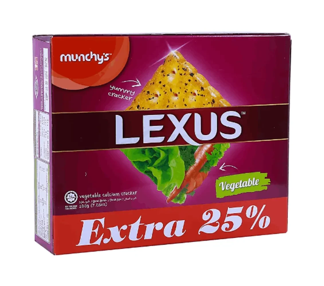 Munchy's Lexus Vegetable Biscuit 200gm (Box)^