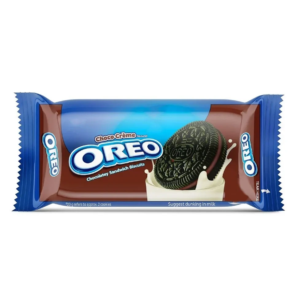 Cadbury Oreo Chocolaty Sandwich Biscuits 12 Pic Bundle Pack (Chocolate)